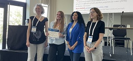 A student of the Biomedical Engineering degree has received the award for the best poster at the EMRS 2023 congress.