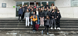 Los alumnos de Arizmendi Ikastola han visitado el edificio de la Escuela Politécnica Superior para aprender sobre sostenibilidad