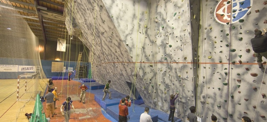 Sport climbing course in San Sebastian